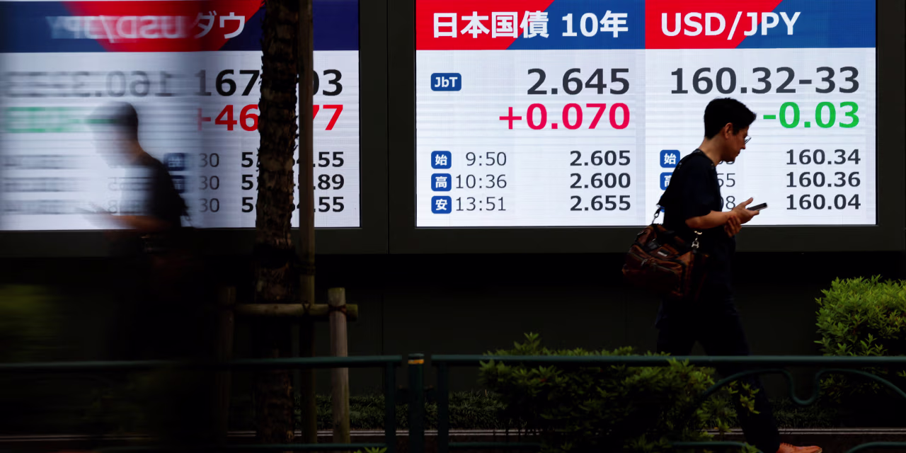 Japan’s Ten-Year Bond Yield Hits 3.00% for First Time in Three Decades